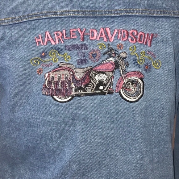 Harley Davidson Girls Jean Jacket - Picture 1 of 7